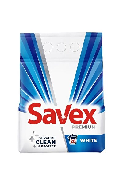 SAVEX Set 2 x Detergent Rufe Automat Premium White, 2 kg