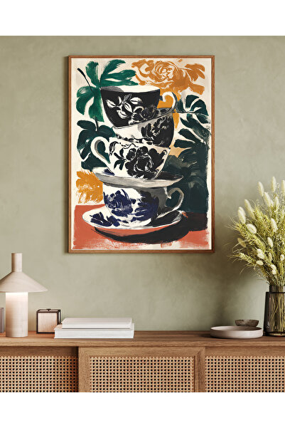 woodhomeworks Tek Parça Salon Ofis Dekor Tablo Vrynt