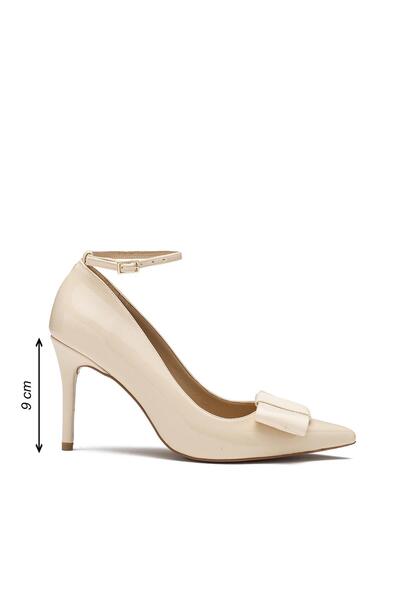 Dedos Women's High Heels Bow Detail Ankle Strap Pointed Toe Casual Evening Dress Shoes 125