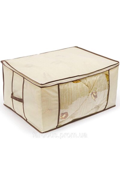 OEM Quilt Storage Bag Wardrobe Storage Box, 60*45*30 cm, Sand