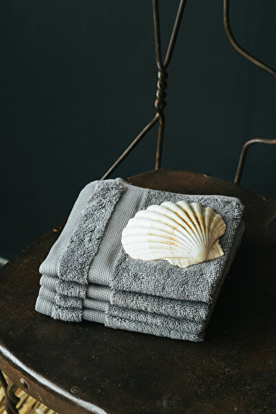 miemaison 4-Piece Hand Towel Set 33X33Cm (100% Cotton)