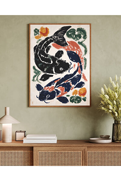 woodhomeworks Tek Parça Salon Ofis Dekor Tablo Vrynt