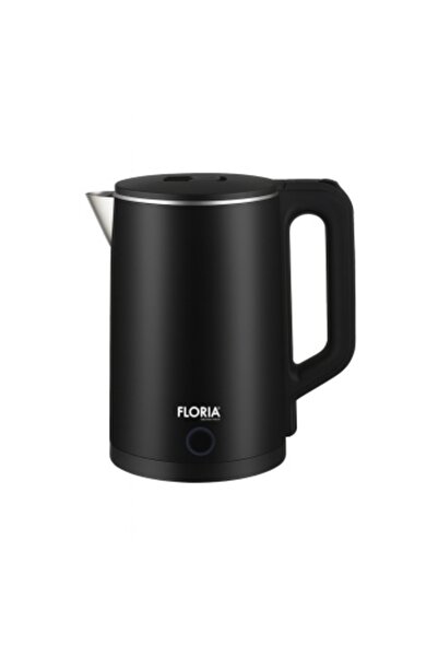 Floria ZLN-4919 Electric Kettle – 2 L, 1500 W, black, auto shut-off, indicator light