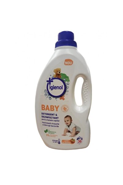 Igienol Detergent de Rufe Baby, cu Lapte de Migdale, 1.8 l