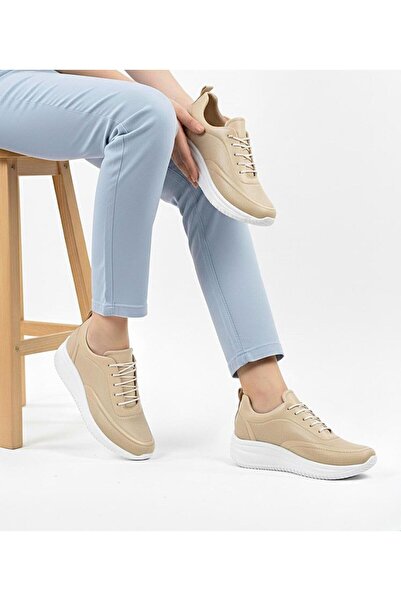 MİRATERLİK ORTOPEDİK TERLİK VE AYAKKABI Mira Orthopedic Women's Leather Shoes Suitable for Heel Spur Bone Protrusion