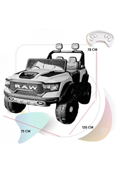 Toybox 12V Electric Kids Jeep with Remote Control, Dual Motors