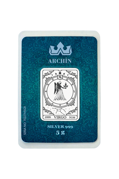 archin Eylül Ayı Doğumlarına Özel Başak Burcu Sembolü Kulce Görünümlü Koleksiyon Saf Gümüş-521
