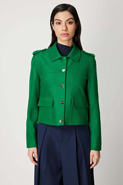 Mi Pret a Porter Mi Şömize Yaka Apoletli Ceket