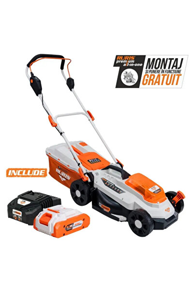 RURIS Mașină de tuns iarba fără fir RXI3324E Power Alfa UP (baterie și încărc...