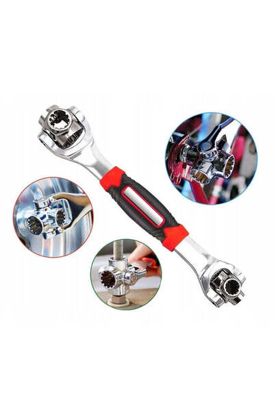 OEM Tiger Wrench 48-in-1 Multifunctional Socket Wrench – Universal, 45° Angle