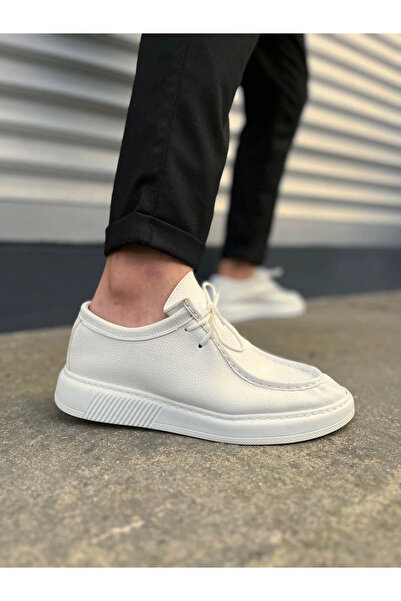 Joy Ayakkabı JY170 Tornado Чоловічі класичні кросівки на шнурівці CBT - Білі