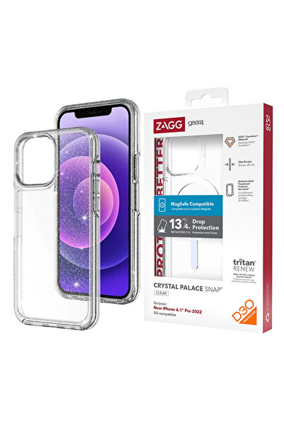 Apple Θήκη Gear4 για iPhone 12 Pro Max - Ανθεκτική στους κραδασμούς, Διαφανής...