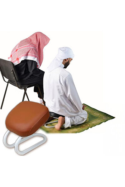 Generic Prayer Chair Metal Kneeling Stool with Sponge Cushion Meditation Bench Seat