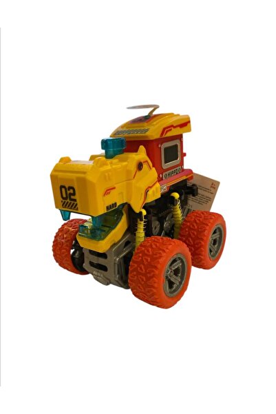 Anne&Bebek Dinosaur Cars with Sound, Lights and Slip and Slip