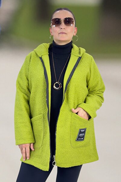 yagmurberen Original Italian Fabric Ka Hooded Epl Large Size Sweat Buklet Jacket