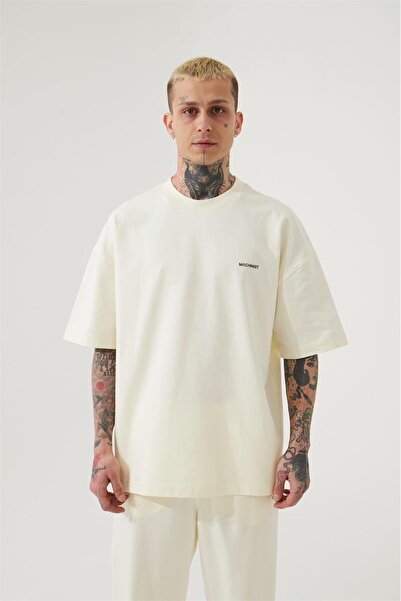 Machinist Men's Basic Cotton Oversized T-Shirt Cotton White