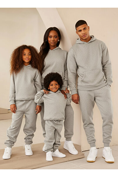 BayBayan طقم بدلة رياضية للجنسين مكون من مبطن بالصوف خيوط مع شعار SHA (للأزوا...