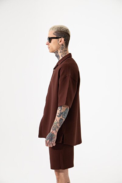 Machinist Men's Shorts Dark Brown