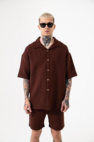 Machinist Men's Shorts Dark Brown