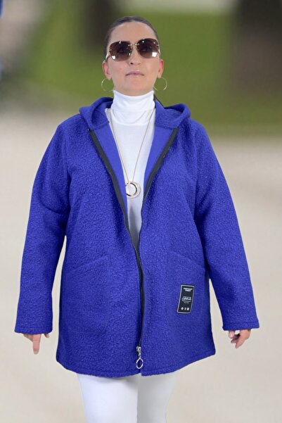 yagmurberen Original Italian Fabric Ka Hooded Epl Large Size Sweat Buklet Jacket