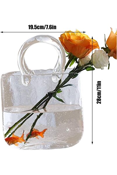 Generic Shape Clear Vase | Glass Vases Fish Bowl Handmade Flower Vase, Shape Flower Vase, Unique Fish Tank F