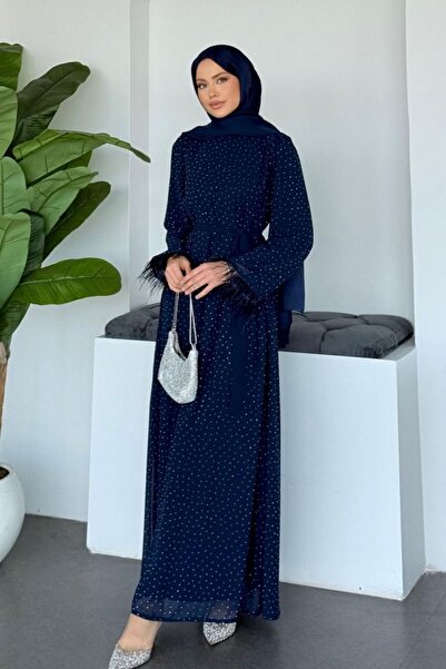 Sezi Moda Giyim Monica Stone Evening Dress