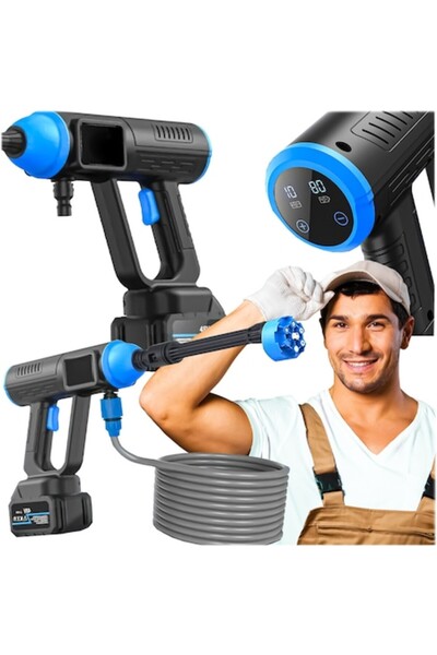 Optim Solution Pistol de spălat cu presiune portabil pentru curățarea mașinii...