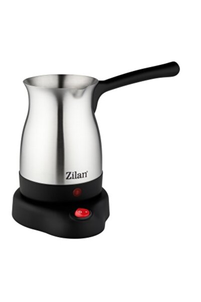 Zilan ZLN-3628 Electric Turkish Coffee Pot (Ibrik) - 800 W, 6 Cups, Stainless Steel, 360° Base
