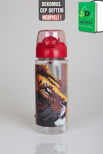 Galatasaray Dekomus Pocket Notebook with Gift New Season Licensed Tritan Water Bottle 500 ml