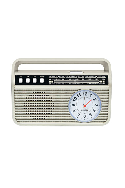 Setty Radio Difuzor Bluetooth cu Ceas Analog Vintage MD-500BT, 5W, FM/AM/SW, USB/SD/AUX