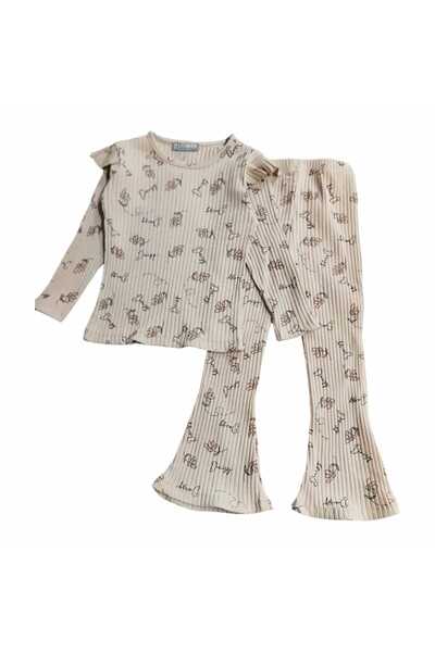 Flower Girl's Floral Printed Suit