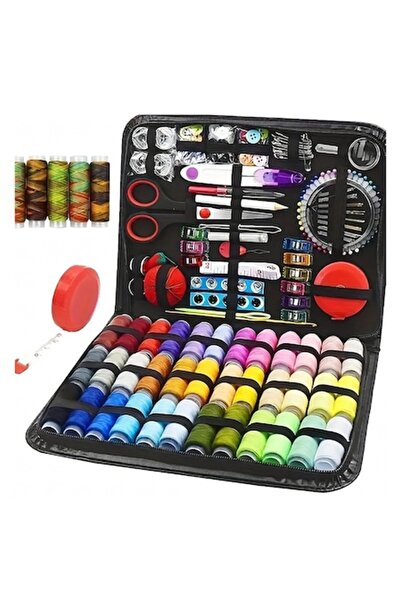 Optim Solution Kit Profesional de Cusut, Set Complet cu 229 Piese, Multicolor...