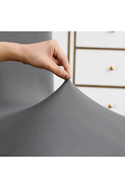 Optim Solution Set of 8 Chair Protective Covers, Stretch, Rubber Band, Durable and Reusable, Universal, 60 g/m², G