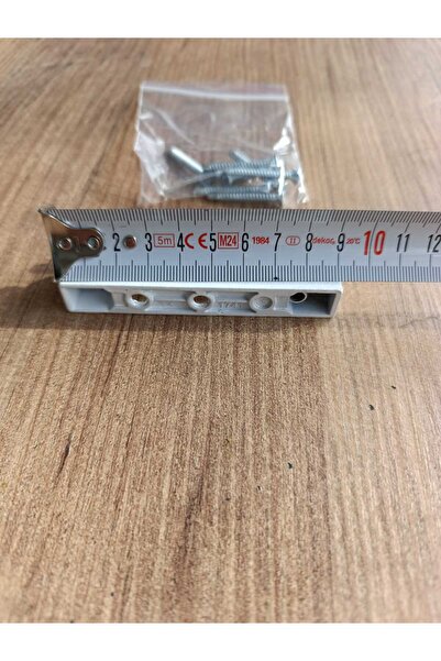 SAĞLAMYAPI Sturdy Structure Pvc Door Hinge Metal 90mm White