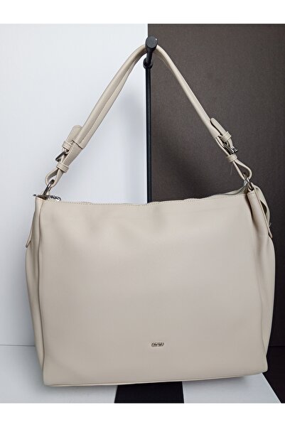 JUST WOMAN Kadın Büyük Günlük Trend Omuz Kol Çantası Yumuşak Dokulu Suni Deri