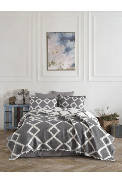 ARACHNE Fiesta - Jemery Filled Muslin Bedspread Set