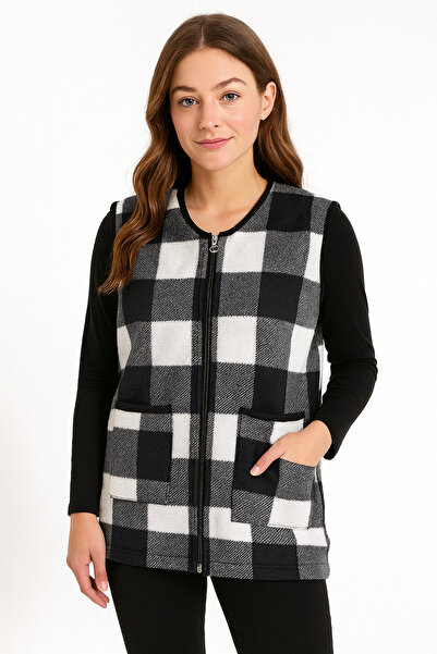 Modayase Plus Size Women's Fleece Vest