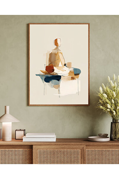 woodhomeworks Tek Parça Salon Ofis Dekor Tablo Vrynt