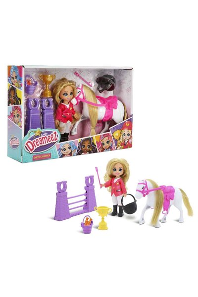 sunman oyuncak مجموعة ألعاب ركوب الخيل الصغيرة للأطفال - مجموعة مسار عقبة معا...