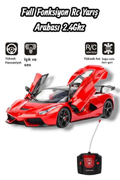 Fidan oyuncak RC Spor Yarış Arabası 2.4GHz – Full Fonksiyon, Işık ve Ses