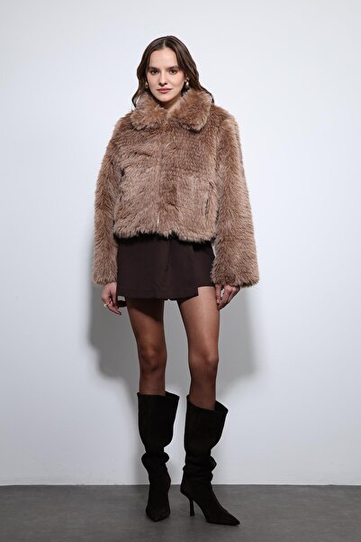 Antioch Mink Plush Look Coat