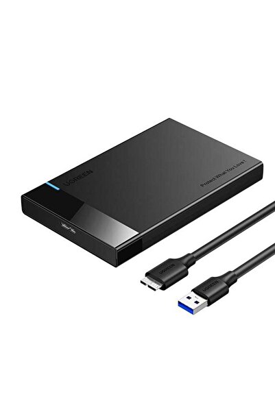 Ugreen 2.5" USB 3.0 to SATA Hard Drive Enclosure (7mm/9.5mm) - Black