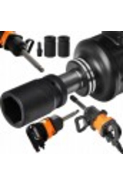 KraftProfesional Pneumatic Impact Wrench 1" 5500 Nm with 32/33 mm Sockets, KD5781