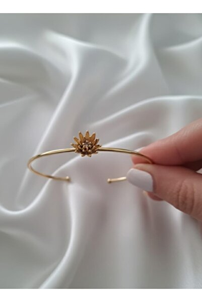 Süspüs Accessories Gold Color Adjustable Birth Month Flower Bracelet (November)