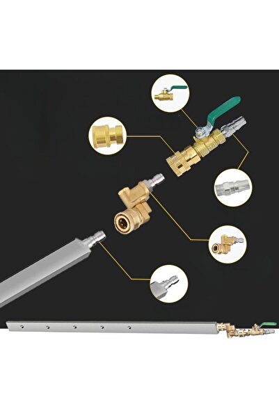 OEM Dual-use radiator cleaning device with water/air jet, compatible with air compressors