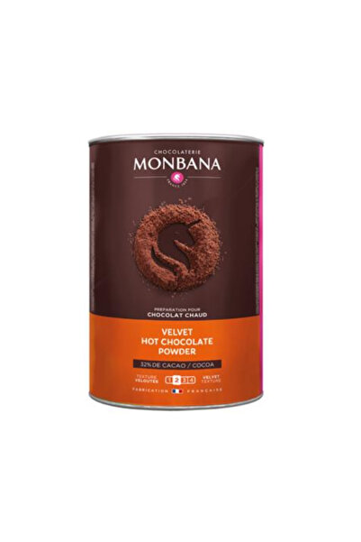 MONBANA KAKAO VELVET HOT CHOCOLATE POWDER (1 KG) KORUYUCU ve YAPAY AROMA İÇER...