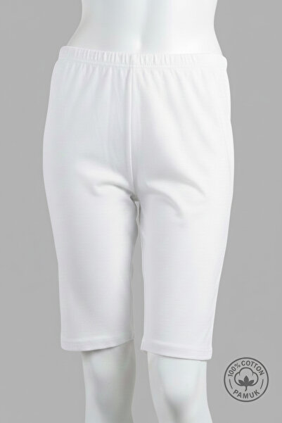 Ören Yıldız Çamaşırları 100% Cotton Women's Knee-Length Shorts (under Abaya/Skirt Underwear) – Comfortable Daily Underwear - 6096