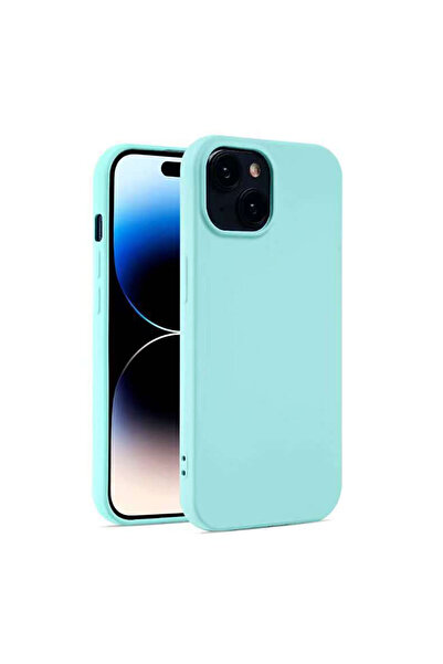 Apple Husa Soft pentru iPhone 15 Plus, MicroFiber, TPU, TURQUOISE