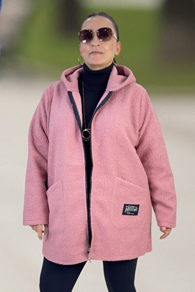 yagmurberen Original Italian Fabric Ka Hooded Epl Large Size Sweat Buklet Jacket