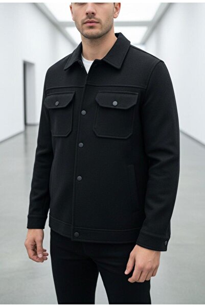 ByEmir İçi Astarlı Kaşe Mont Ceket